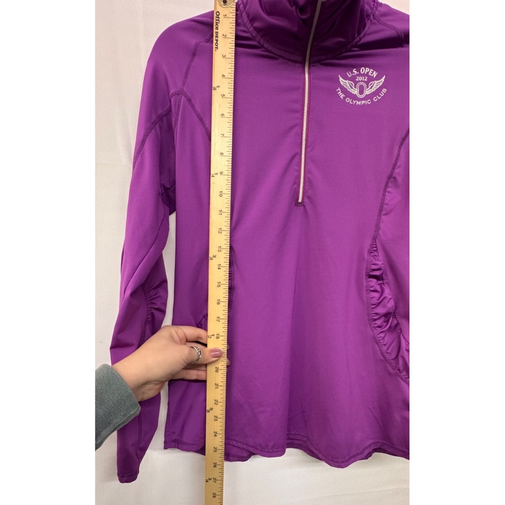 Sunice Women's‎ Golf Quarter Zip Pullover Purple U.S. Open Olympic Club - Picture 8 of 9